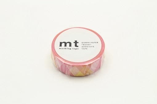 MT Masking Tape 1P Deco - Triangle and Diamond Pink - The Journal Shop