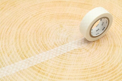 MT Masking Tape 1P Deco - Dot White - The Journal Shop
