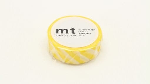 MT Masking Tape 1P Deco - Stripe Lemon - The Journal Shop