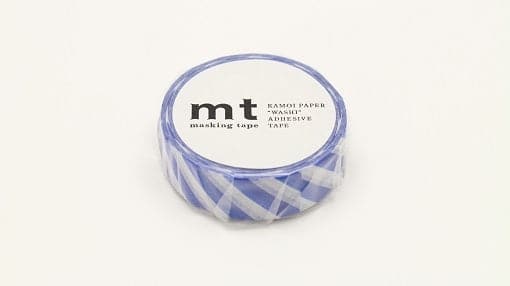 MT Masking Tape 1P Deco - Stripe Blue - The Journal Shop