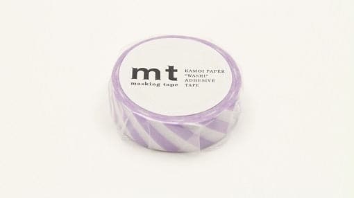 MT Masking Tape 1P Deco - Stripe Lilac 2 - The Journal Shop