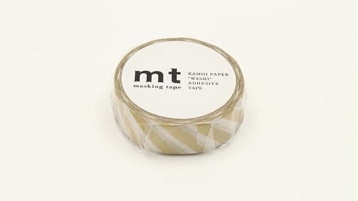 MT Masking Tape 1P Deco - Stripe Gold 2 - The Journal Shop