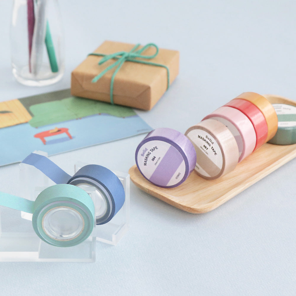 Iconic Masking Tape Solid Colours - The Journal Shop
