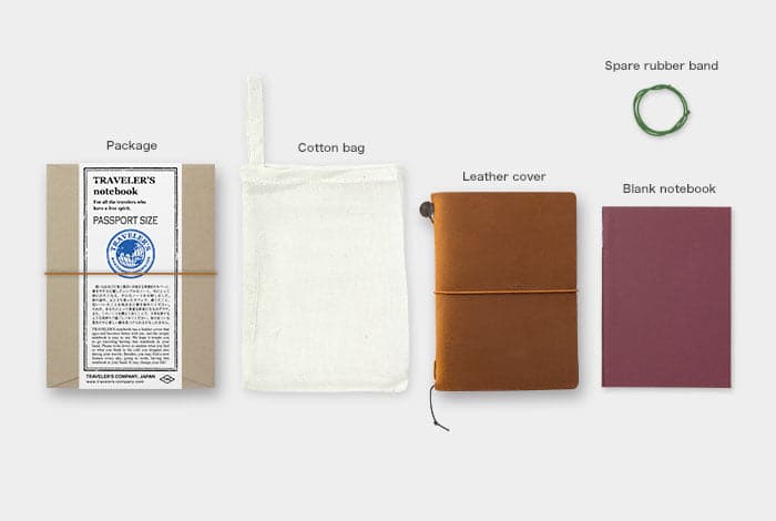 TRAVELER'S Passport Notebook - Camel - The Journal Shop