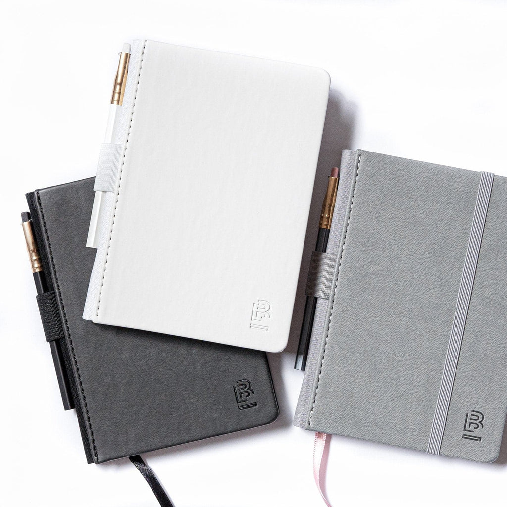 Blackwing Slate A6 Notebook + Pencil - White - The Journal Shop