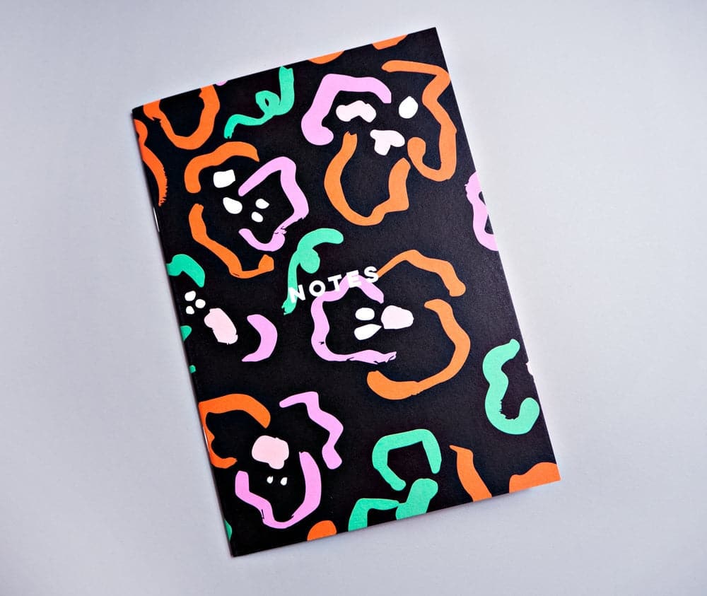 The Completist Ghost Flower Notebook Dot Grid - The Journal Shop