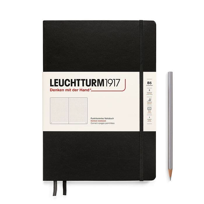 LEUCHTTURM1917 Hardcover Notebook B5 (Plain, Dotted, Lined) - The Journal Shop