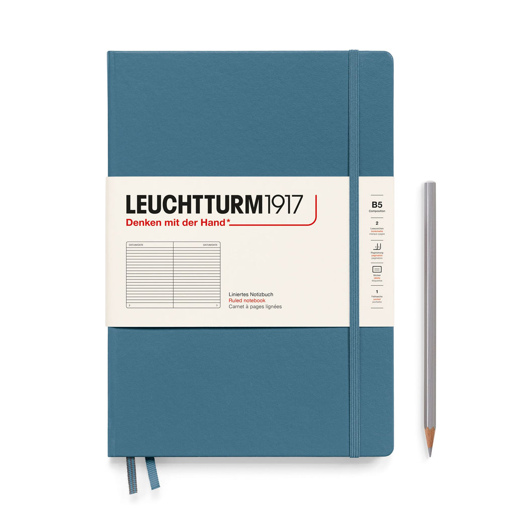 LEUCHTTURM1917 Hardcover Notebook B5 (Plain, Dotted, Lined) - The Journal Shop