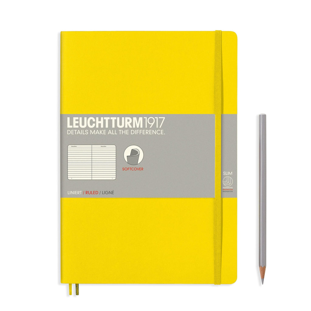Leuchtturm1917 Softcover Notebook B5 - Lemon - The Journal Shop