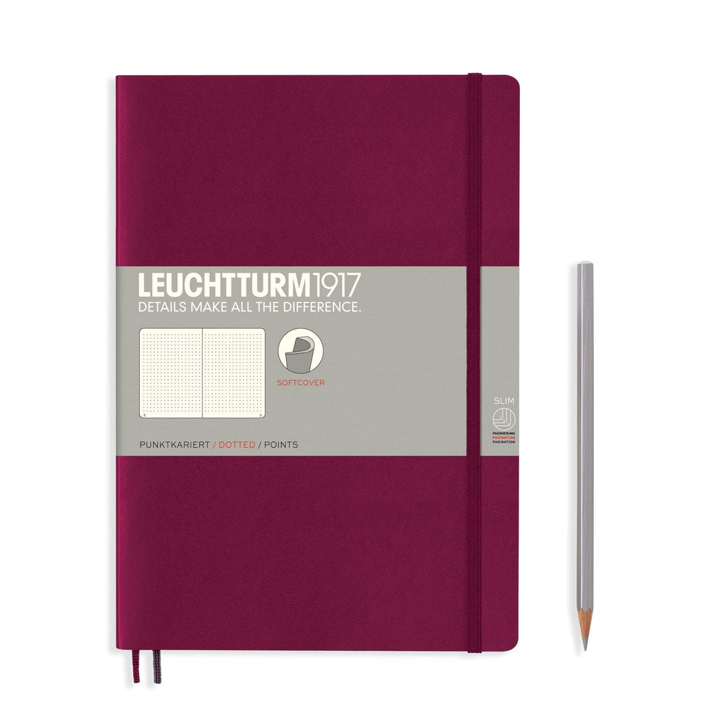 Leuchtturm1917 Softcover Notebook B5 - Port Red - The Journal Shop