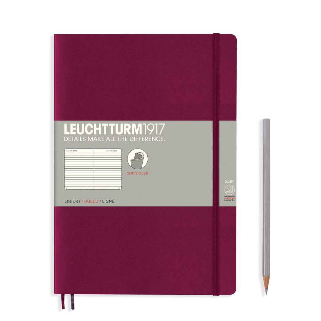 Leuchtturm1917 Softcover Notebook B5 - Port Red - The Journal Shop