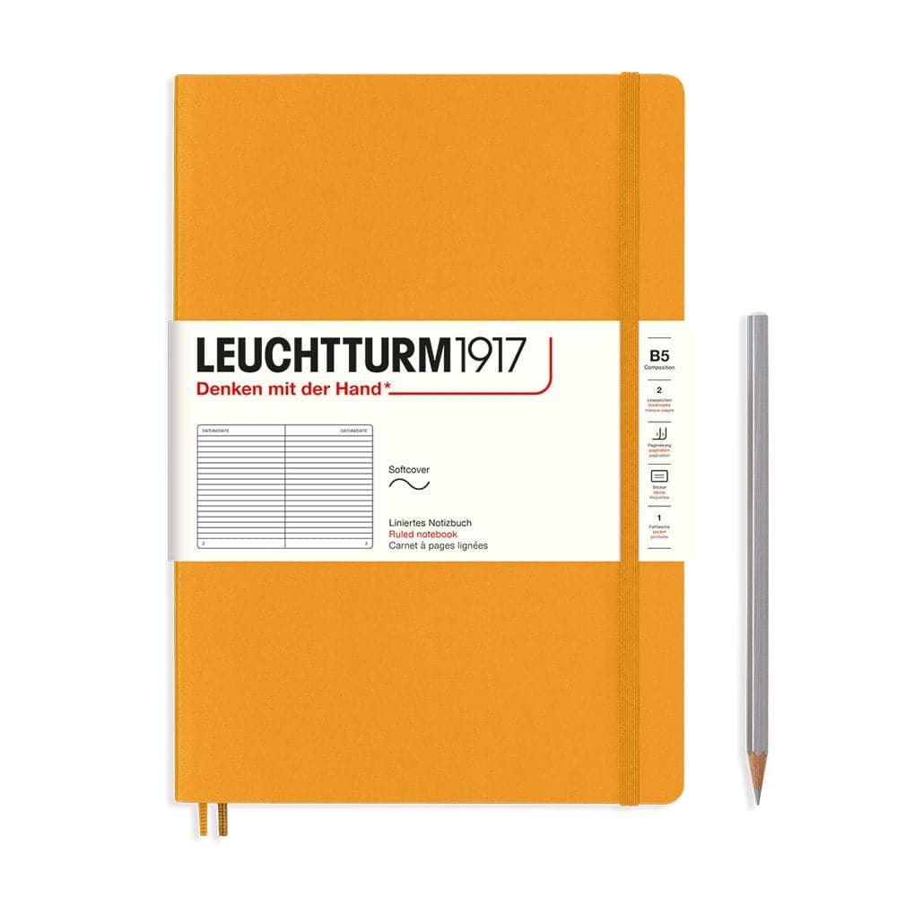 Leuchtturm1917 Softcover Notebook B5 - Rising Sun - The Journal Shop