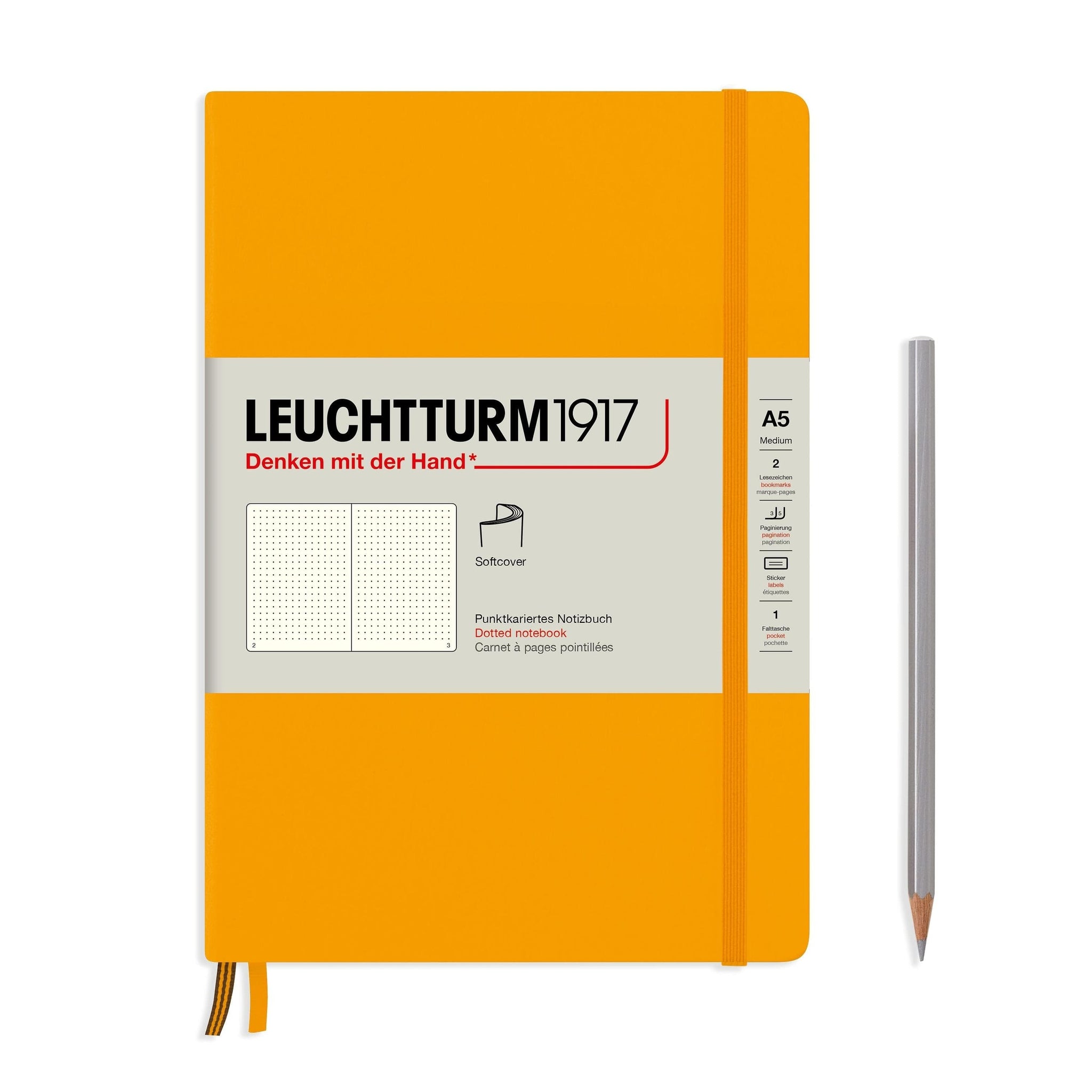 Leuchtturm1917 A5 Medium Hardcover Weekly Planner & Notebook 2025 - View #6