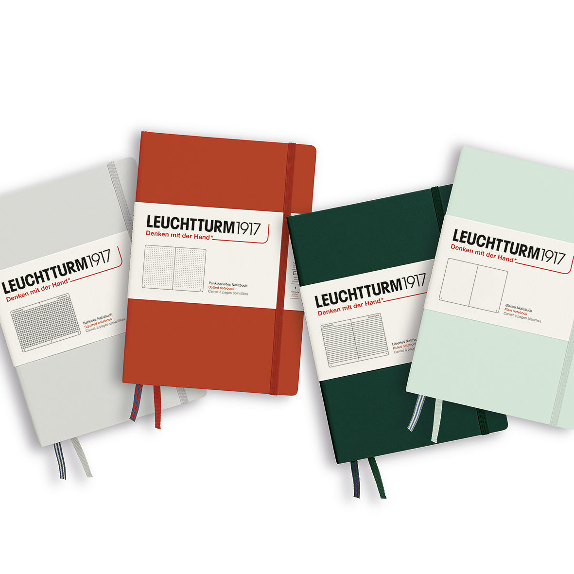 Leuchtturm Hardcover A5 Notebook - Special Edition - Army Green (Red D –  Wonder Pens