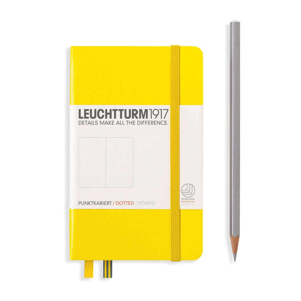 Leuchtturm 1917 Notebook, A6 - Lemon - The Journal Shop