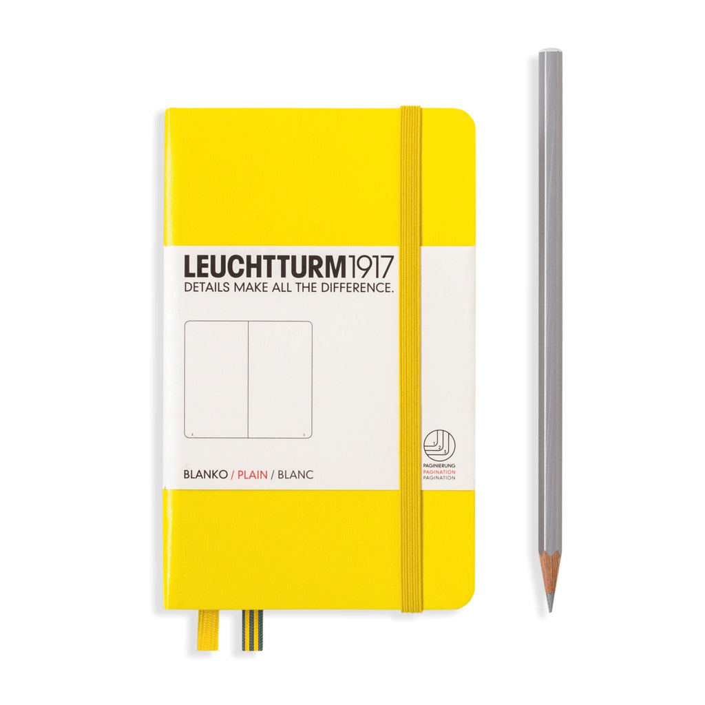 Leuchtturm 1917 Notebook, A6 - Lemon - The Journal Shop