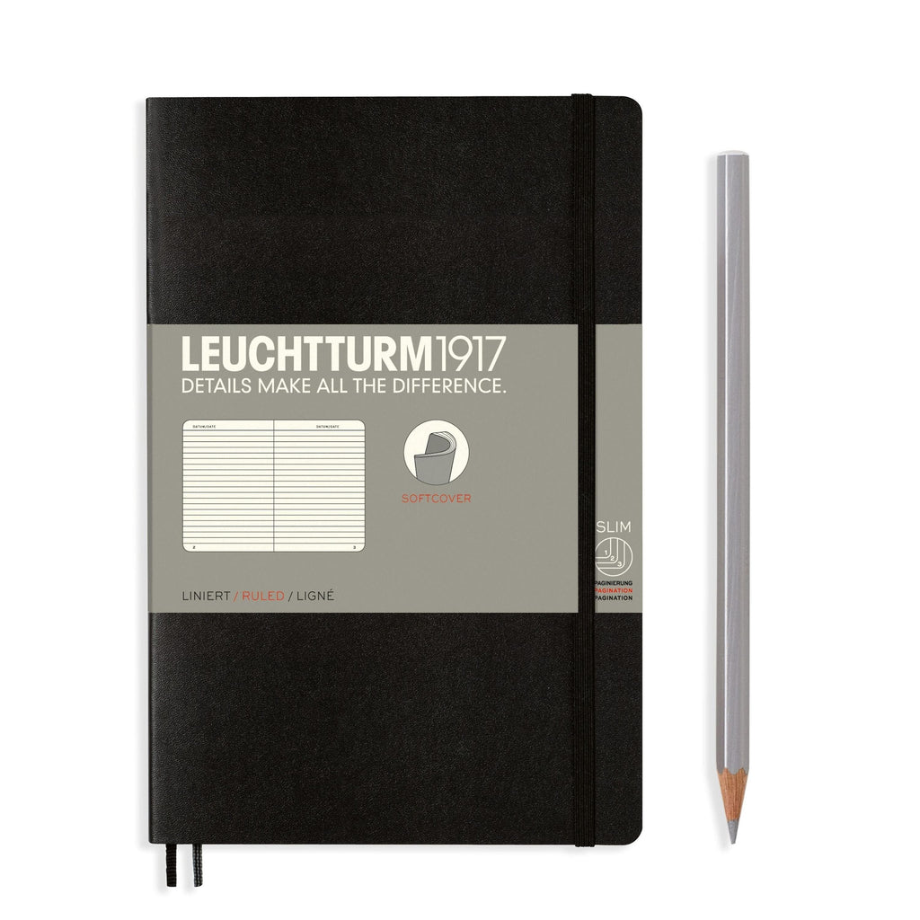 Leuchtturm1917 Softcover Black B6 - The Journal Shop
