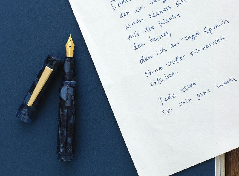 Hightide Attache  Marbled Fountain Pen - The Journal Shop