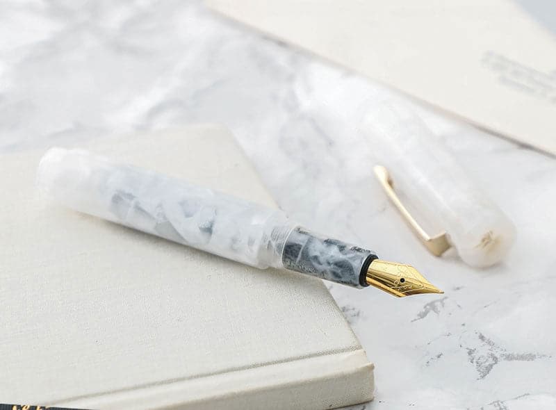 Hightide Attache  Marbled Fountain Pen - The Journal Shop