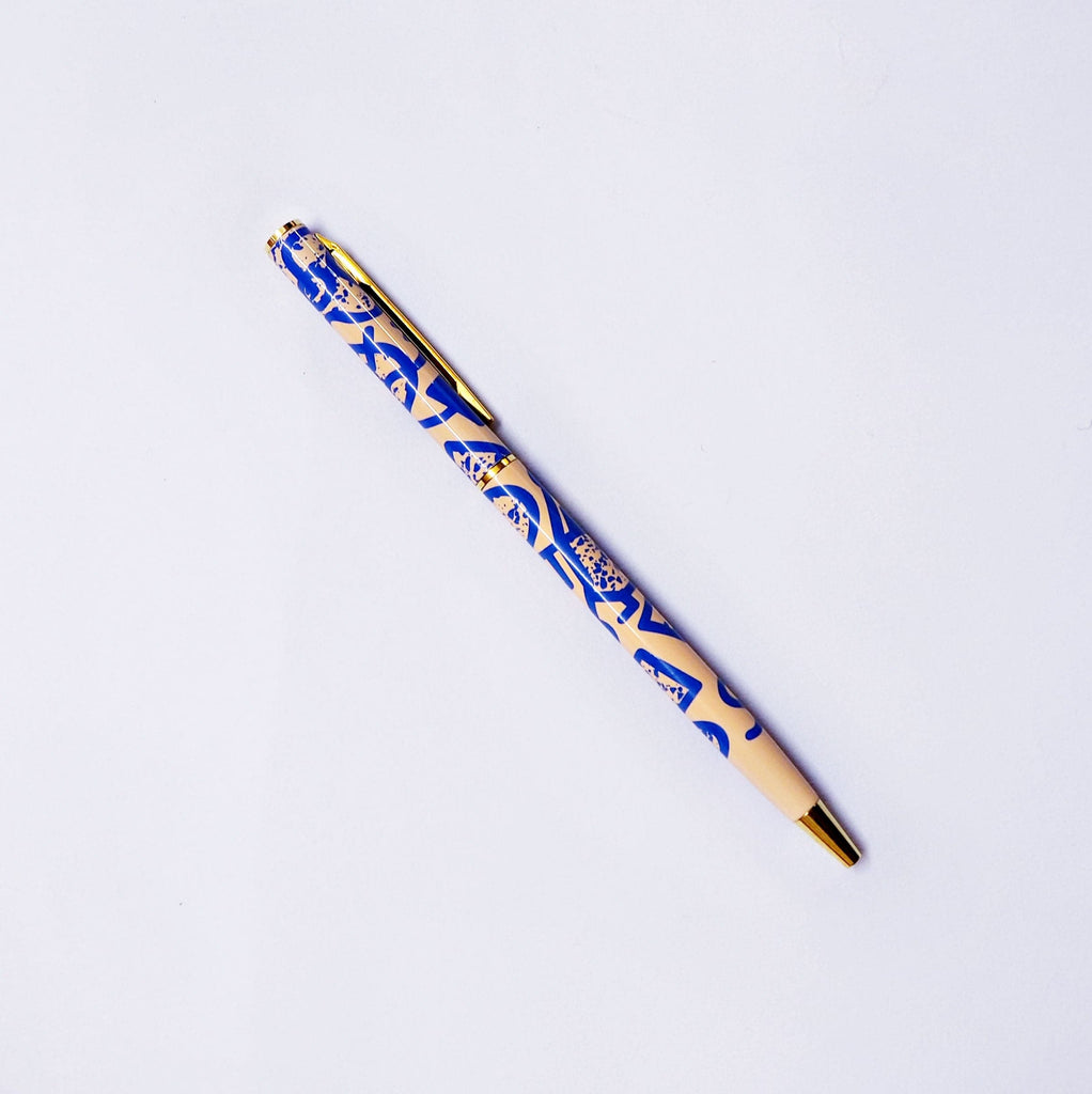 The Completist Ballpoint Pen (Memphis Map) - The Journal Shop