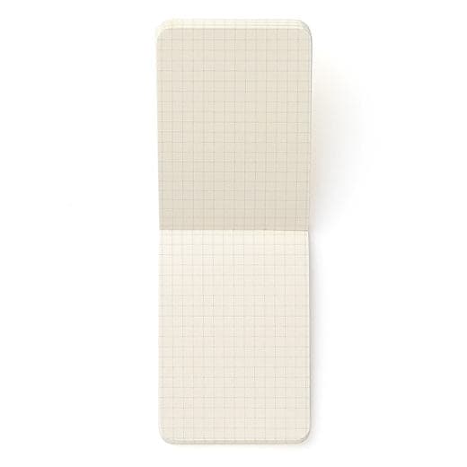 Open Hightide Penco Reporter A7 notebook showing cream grid pages.