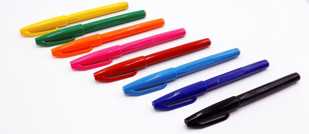 Pentel Sign Pen 8 Colour Pack - The Journal Shop