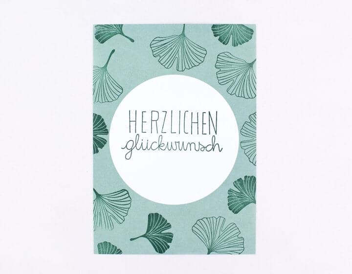 Perlenfischer Stamp - Ginkgo Leaf - The Journal Shop