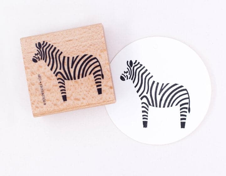 Perlenfischer Stamp - Zebra - The Journal Shop