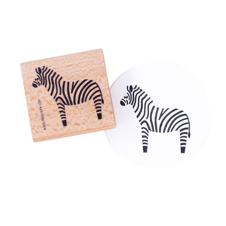 Perlenfischer Stamp - Zebra - The Journal Shop