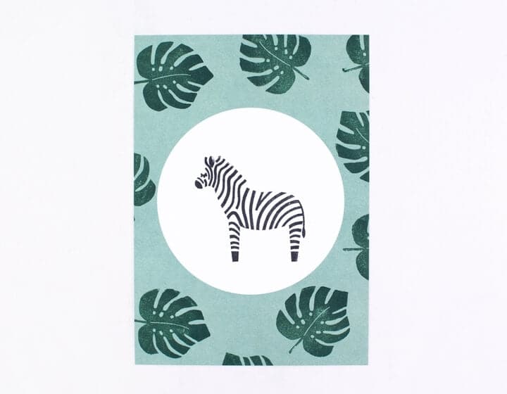 Perlenfischer Stamp - Zebra - The Journal Shop