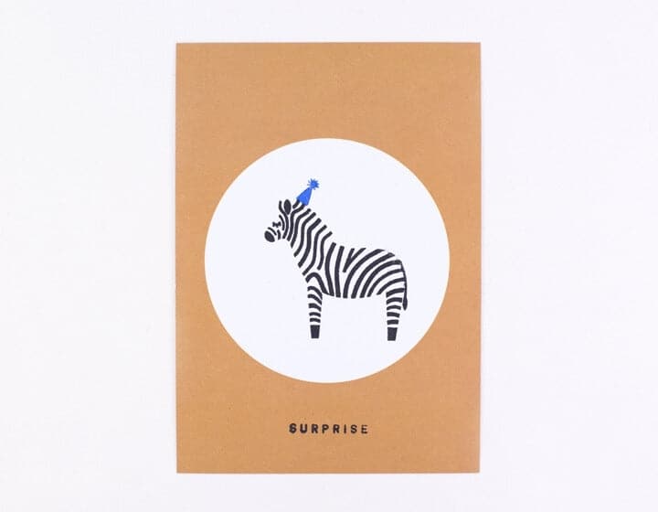 Perlenfischer Stamp - Zebra - The Journal Shop