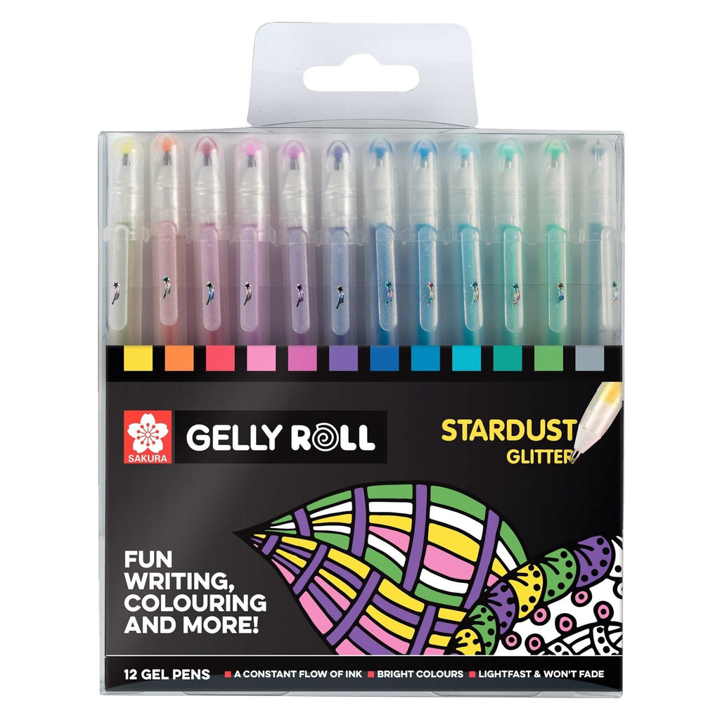 Sakura Stardust Set of 12 Gel Pens - The Journal Shop