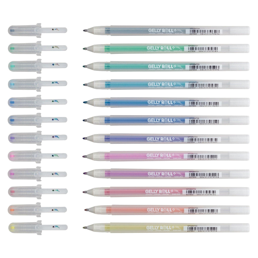 Sakura Stardust Set of 12 Gel Pens - The Journal Shop