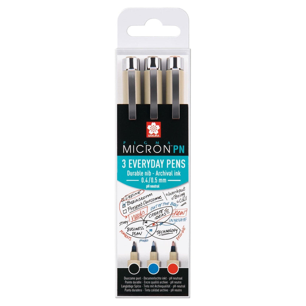 SAKURA Pigma Micron PN Office set of 3 - Colours - The Journal Shop