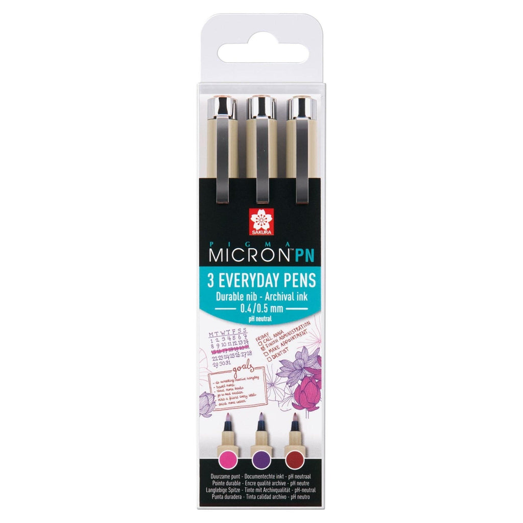 SAKURA Pigma Micron PN Craft set of 3 - Colours - The Journal Shop