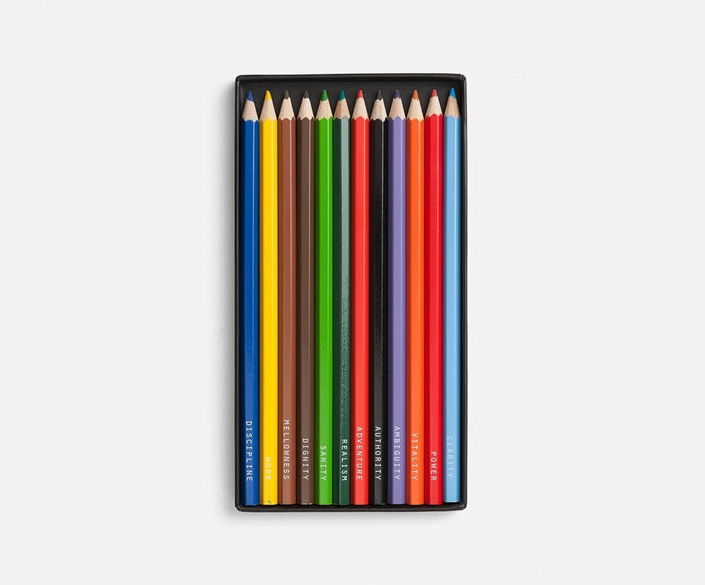 The School of Life 'The Psychology of Colour' Pencil Set - The Journal Shop