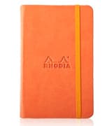 Rhodia Rhodiarama WebNotebook -- Tangerine (Plain) - The Journal Shop