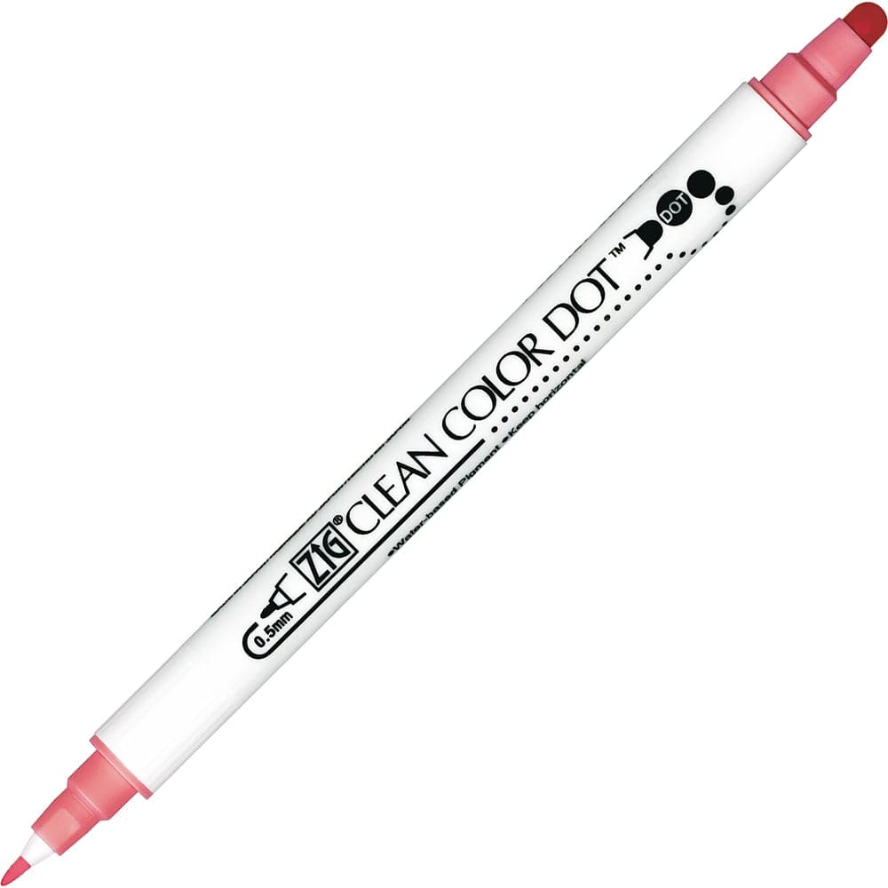 Kuretake ZIG Clean Color Dot Double Sided Marker - Set van 12 Kuretake ZIG Clean Color Dot Double Sided Marker - Set van 12