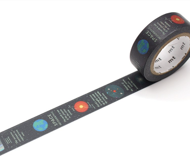MT Masking Tape- Space Infographic - The Journal Shop