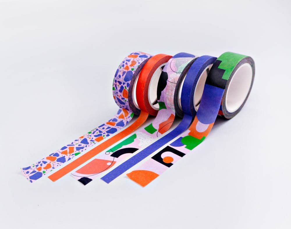 The Completist PrimaryCities Washi Tape Set - The Journal Shop
