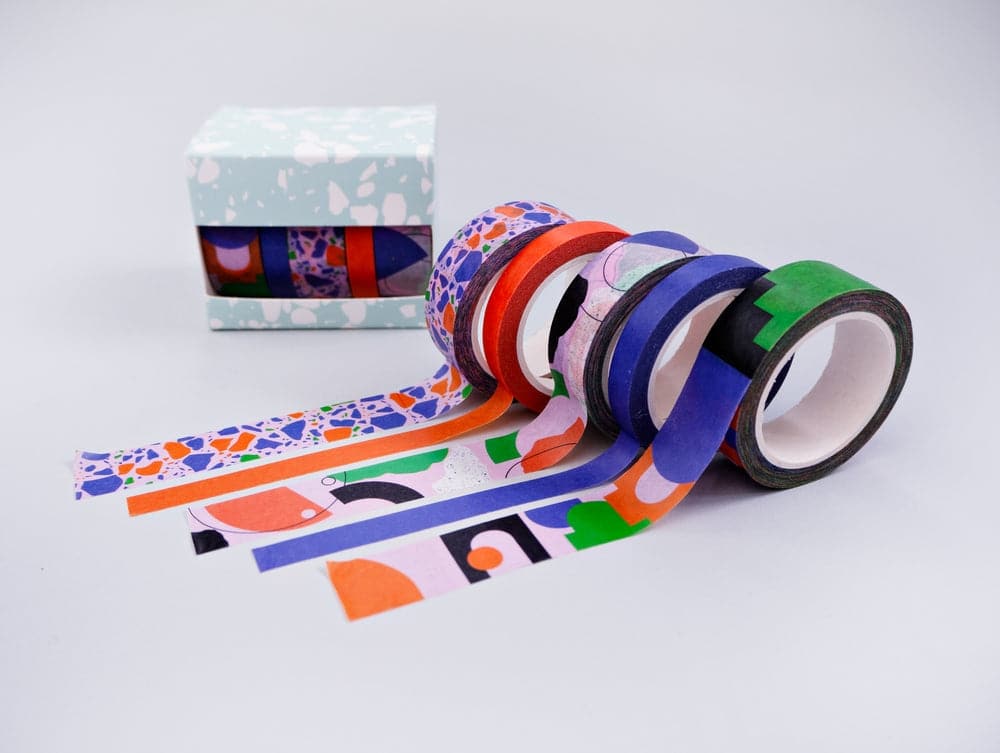 The Completist PrimaryCities Washi Tape Set - The Journal Shop