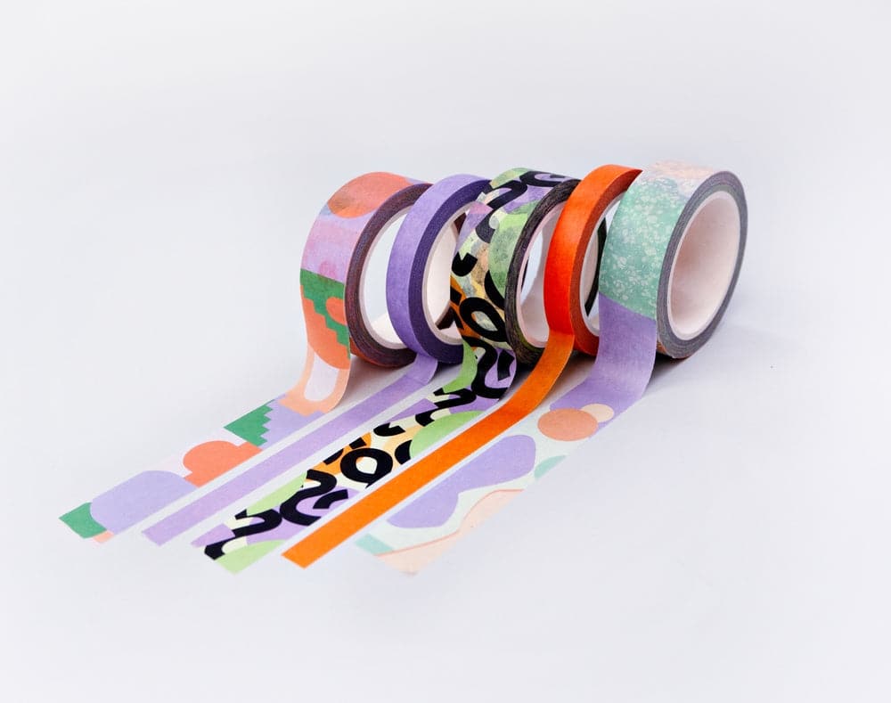 The Completist Pastel Cities Washi Tape Set - The Journal Shop