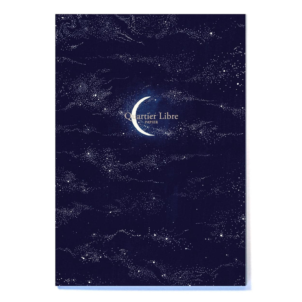 Quartier Libre Papier Notebook (A5, Lined) - Night Sky - The Journal Shop