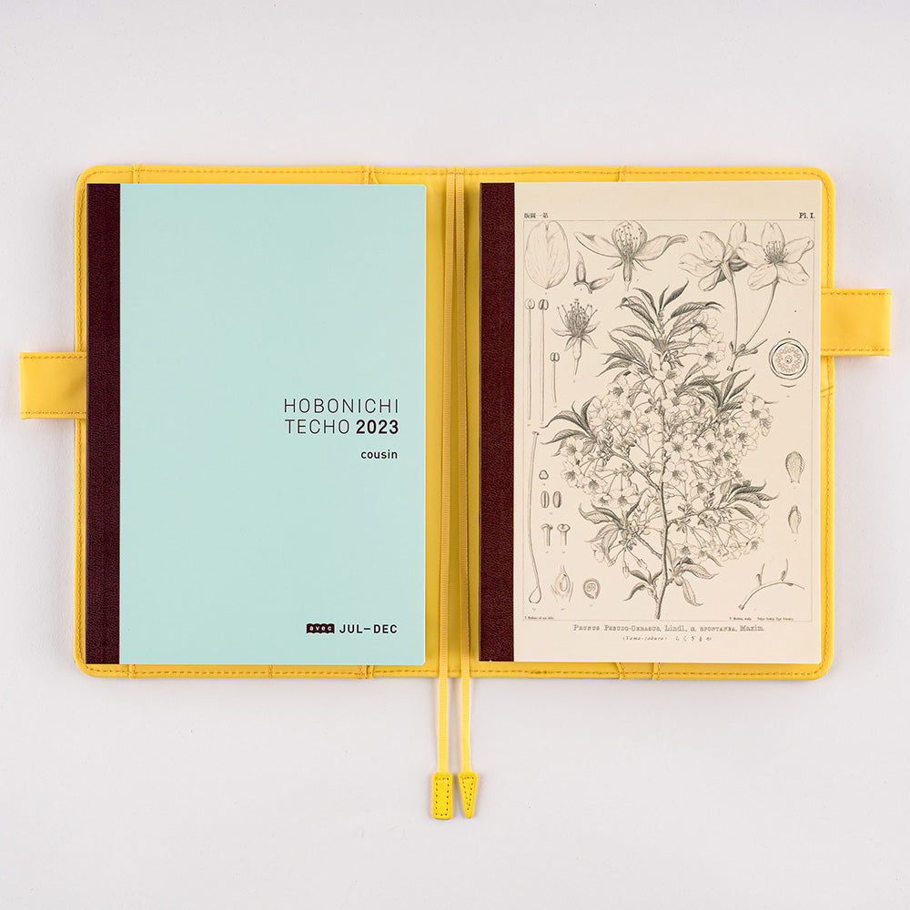 Hobonichi Plain Notebook [Tomitaro Makino: Yamazakura] A5 - The Journal Shop