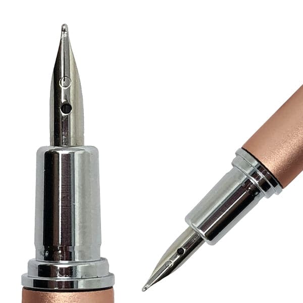 Preco Slim Liner Fountain Pen - Rose Gold - The Journal Shop