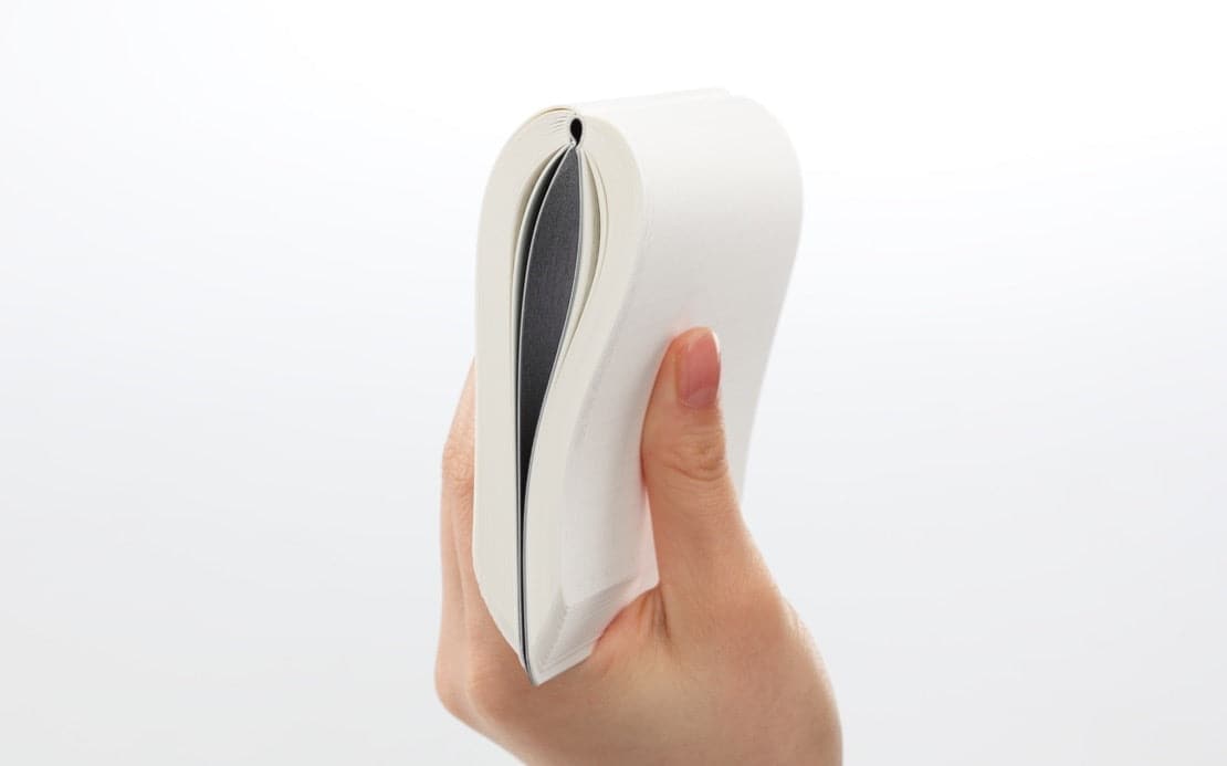 STALOGY 365 Days Notebook - Black (A6, Grid)