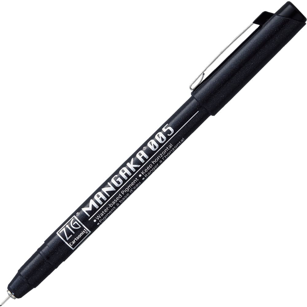 Kuretake ZIG Cartoonist Mangaka Outline Pen (Black) - The Journal Shop