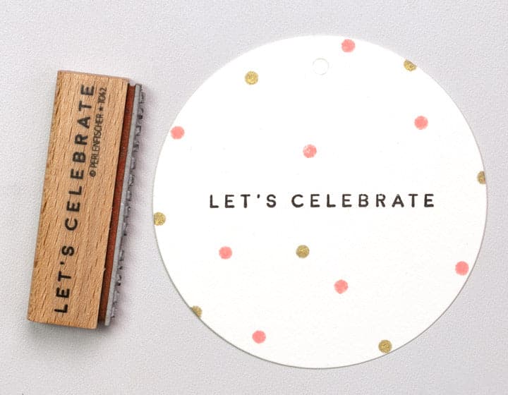Perlenfischer Stamp - Let's Celebrate - The Journal Shop