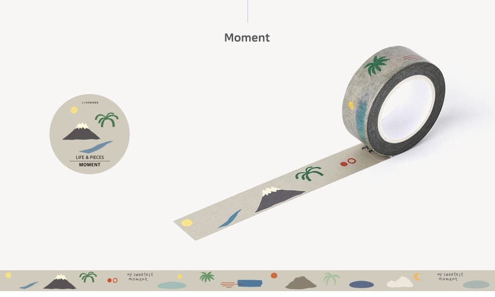Livework Life & Pieces Masking Tape - Moment - The Journal Shop