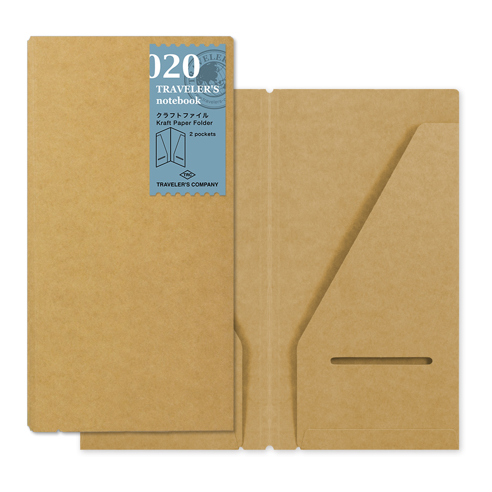 TRAVELER'S Notebook -- Refill 020 : Kraft File - The Journal Shop